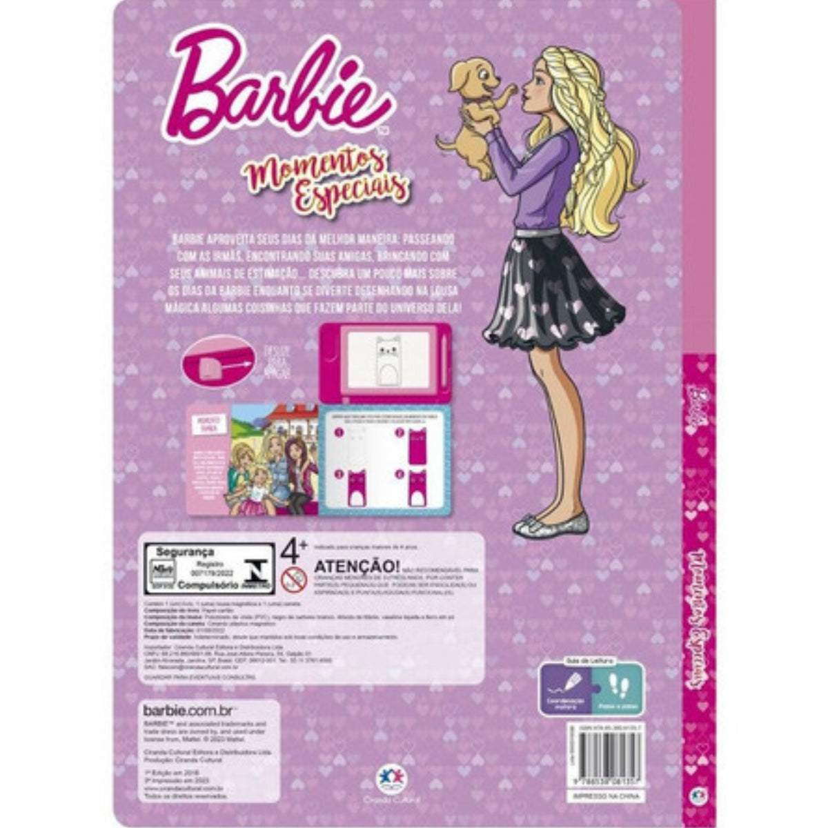 Livro Lousa Magnética Barbie - Momentos Especiais - Ciranda Cultural Livro Lousa Magnética Barbie - Momentos Especiais - Ciranda Cultural